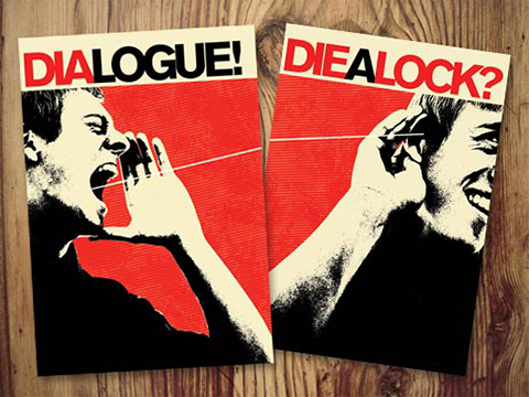 folio-dialogue-01 The two enormous A0 posters. Oh, it's me on the front by the way :)