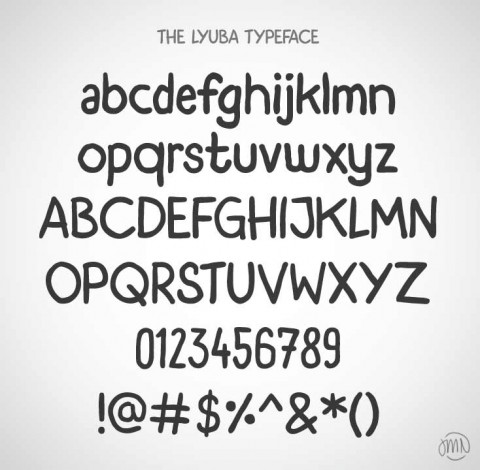 lyuba-typeface